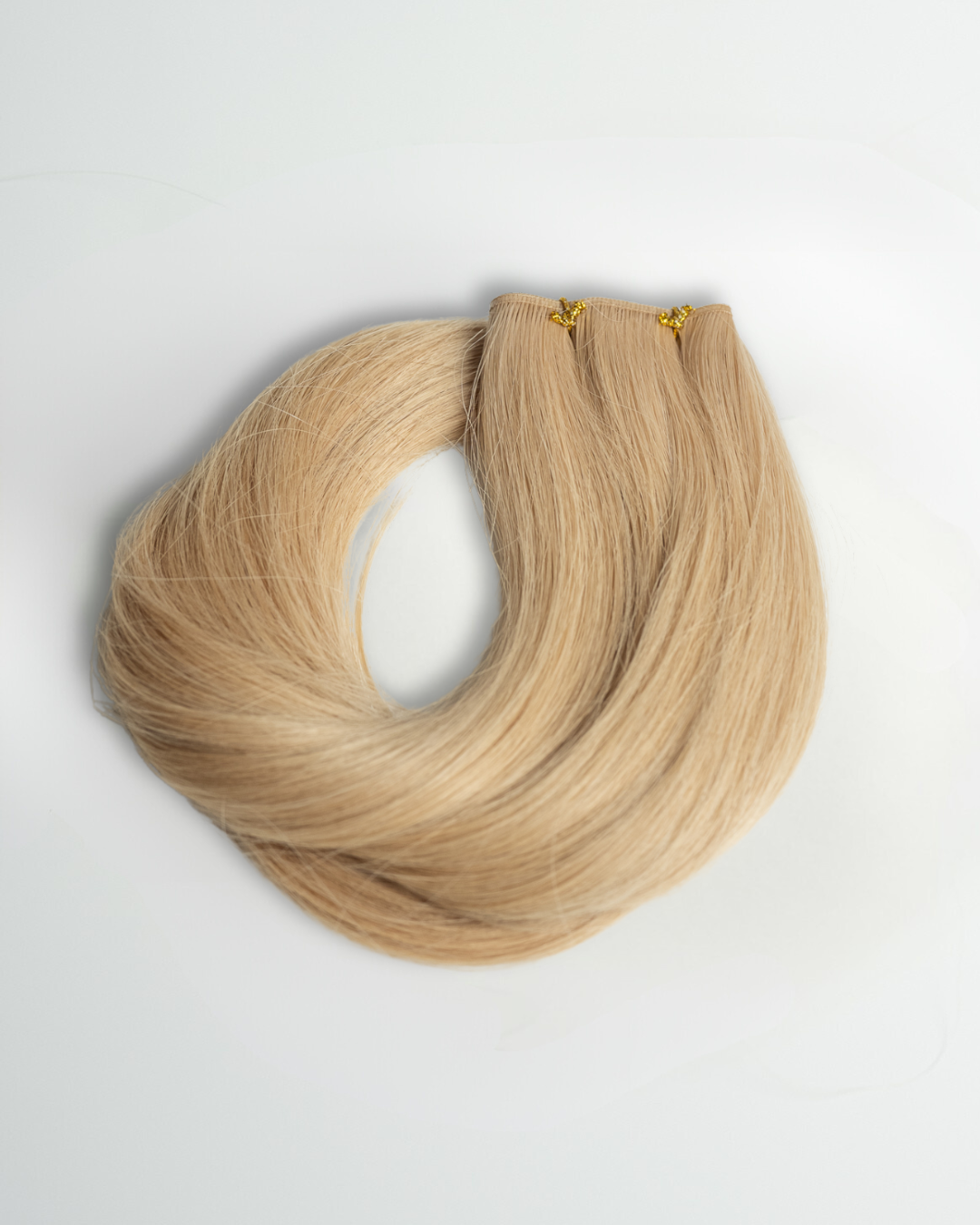 Champagne Blonde hair extensions loop