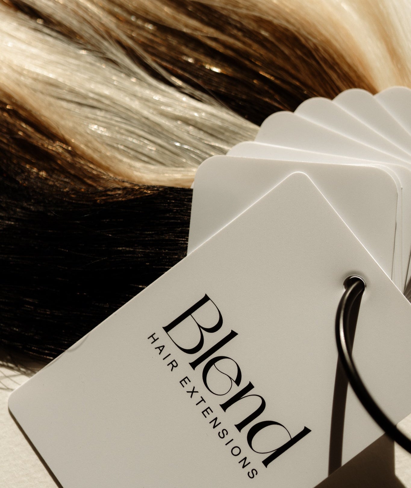 Blend Hair Extensions Colour Chart
